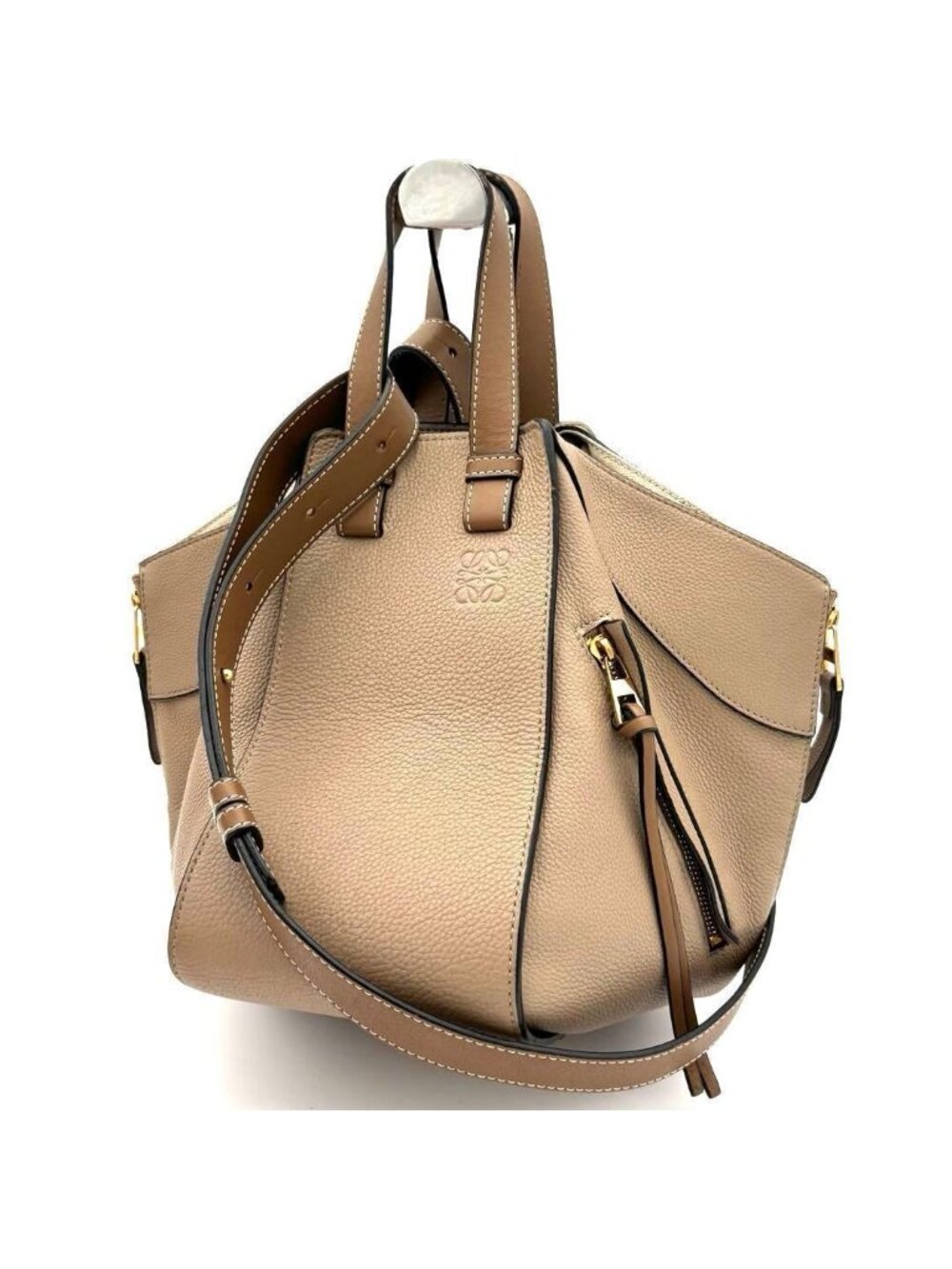 Loewe 2-Way Shoulder Bag Hammock Beige